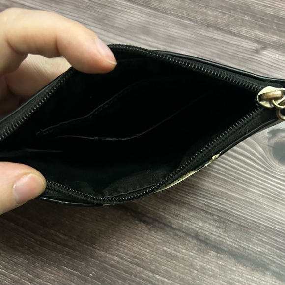 Coach Signature Black and Gray Pouch - Picture 5 of 5